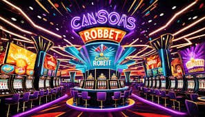 Giao diện 123bet casino trên thiết bị di động với màu tím neon